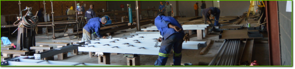 H Engineering workshop and structural steel fabrication